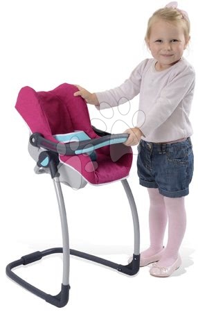 Kočárky od 18 měsíců - Sada židle, autosedačka a houpačka pro panenku Maxi Cosi & Quinny 3v1 Smoby - 6