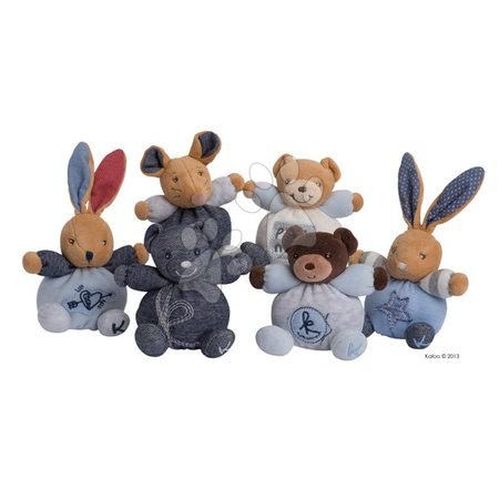 Plyšové a textilní hračky - Plyšová myška Blue Denim-Mini Chubbies Kaloo - 5