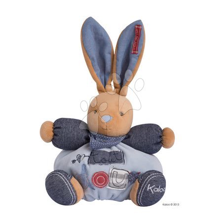 Pro miminka - Plyšový králíček Blue Denim-Chubby Rabbit Kaloo - 1