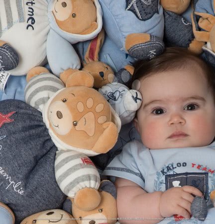 Plyšové a textilní hračky - Plyšová myška Blue Denim-Mini Chubbies Kaloo - 2