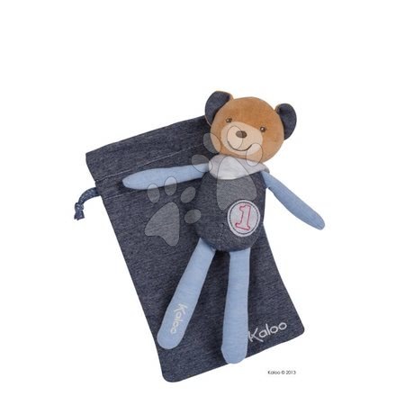 Blue Denim - Plyšový medvedík postavička na maznanie Blue Denim-Doudou Kaloo