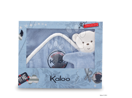 Ręczniki i okrycia kąpielowe - Ręcznik kąpielowy z kapturem Blue Denim-Bath Kaloo - 3