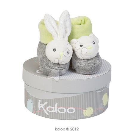 Staré položky - Plyšové bačkůrky s chrastítkem Zen-Booties Kaloo - 1