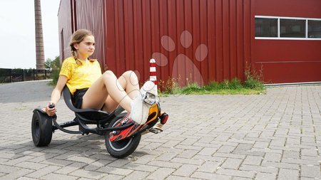 Dětská vozidla - Motokára na šlapání Go Kart Rocker Fire triker Exit Toys_1