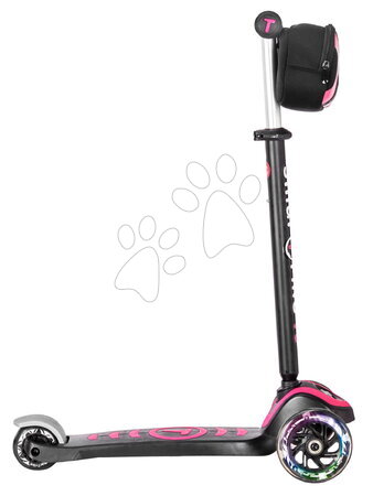 Háromkerekű rollerek - Háromkerekű roller világító kerekekkel és hátizsákkal T5 Pink smarTrike - 2