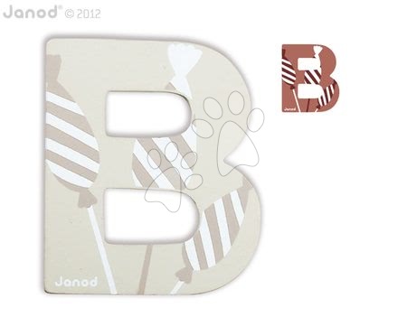 Decoraciones para habitaciones infantiles - Letra de madera B ABCDeco Janod