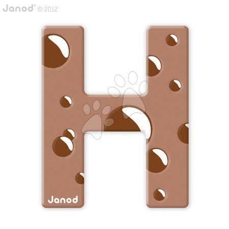 Decoraciones para habitaciones infantiles - Letra de madera H ABCDeco Janod - 2