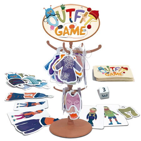Ruční práce a tvoření - Spoločenská hra Oblečenie Outfit Game Think Educa_1