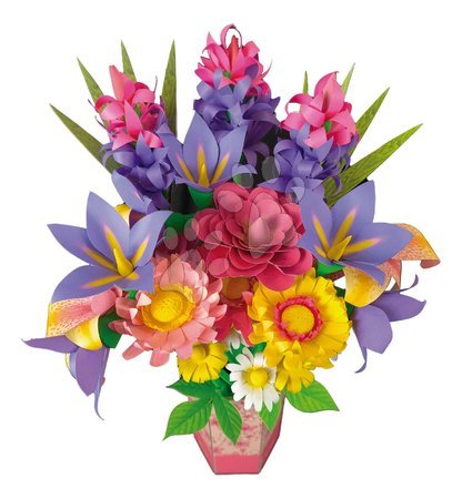 Kézimunka és alkotás - Kreatív alkotás mezei virágok Floral Art Bouquet of Wild Flowers Educa - 2