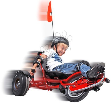 Go kart - Go Kart Pro cu pedale 50 triker Red Black Exit Toys  - 3