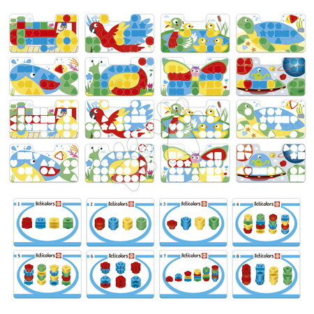 Puzzle pentru copii  - Învățăm formele și culorile Acticolors Educa_1