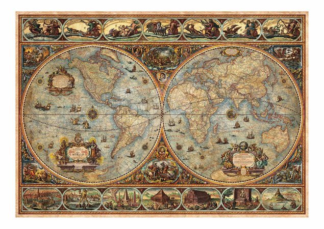 1000‑Teile‑Puzzles - Puzzle Orbis Terrarum Educa_1
