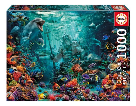 1000‑Teile‑Puzzles - Puzzle Poseidon Korallenriff Educa