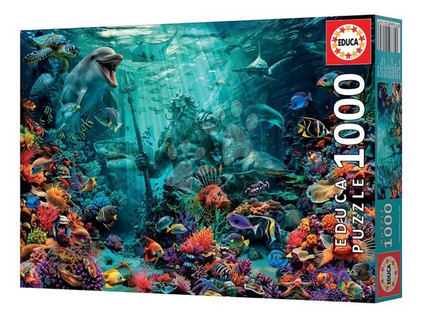 1000‑Teile‑Puzzles - Puzzle Poseidon Korallenriff Educa - 2