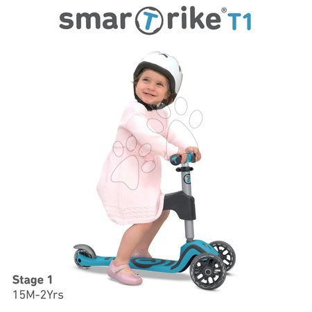 Scooters - T1 smarTrike Scooter and Ride-on Toy - 2