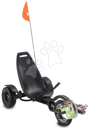Dětská vozidla - Motokára na šlapání Go Kart Pro 100 triker Black Exit Toys