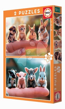 Kinderpuzzle bis 100 Teilen - Puzzle Baby Animals Educa - 2