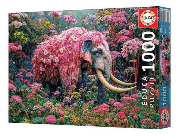 1000‑Teile‑Puzzles - Puzzle Floral Elephant Educa - 2