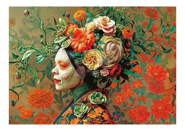 1000‑Teile‑Puzzles - Puzzle Eidechsenkönigin Educa_1