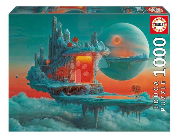 1000‑Teile‑Puzzles - Puzzle Planet aus Feuer und Eis Educa