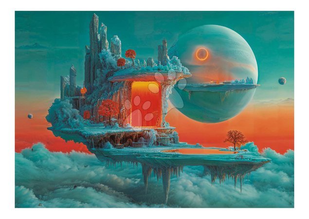 1000‑Teile‑Puzzles - Puzzle Planet aus Feuer und Eis Educa_1