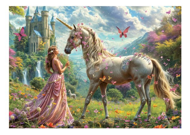 500‑Teile‑Puzzles - Puzzle Feen Einhörner und Schmetterlinge Educa_1