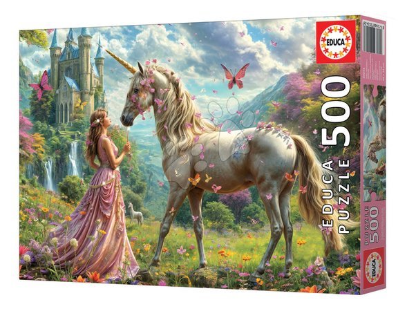 500‑Teile‑Puzzles - Puzzle Feen Einhörner und Schmetterlinge Educa - 2