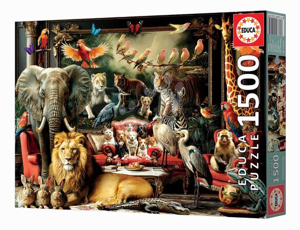 1500‑Teile‑Puzzles - Puzzle Das Tieranwesen Educa - 2
