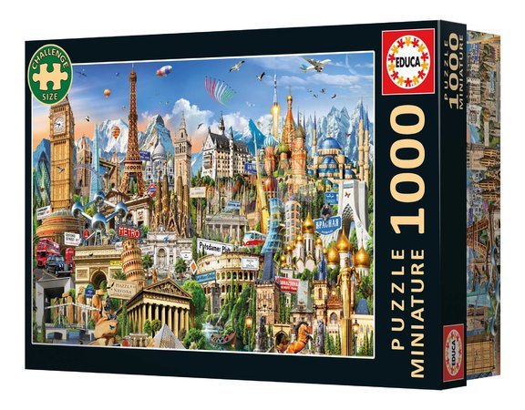  Mini‑Puzzles - Puzzle-Symbole Europas Miniatur Educa - 2