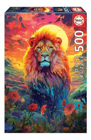500‑Teile‑Puzzles - Puzzle Majestic Look of the Lion Educa