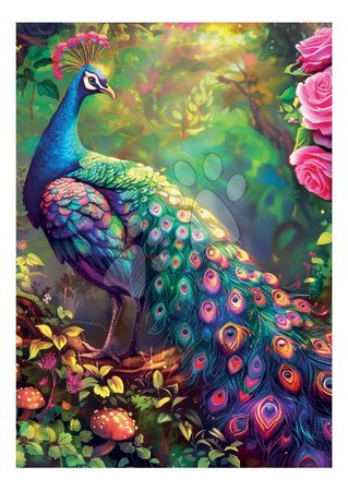 1000‑Teile‑Puzzles - Puzzle Pfau Garten Educa_1
