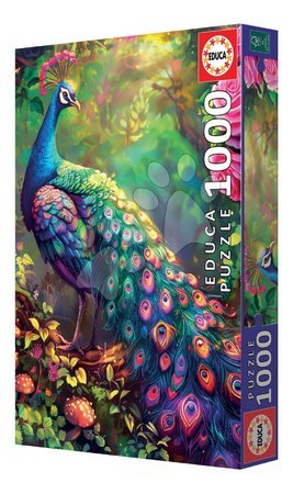 1000‑Teile‑Puzzles - Puzzle Pfau Garten Educa - 2
