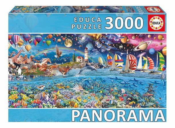 Puzzle - Puzzle Panorama Life Panorama Educa
