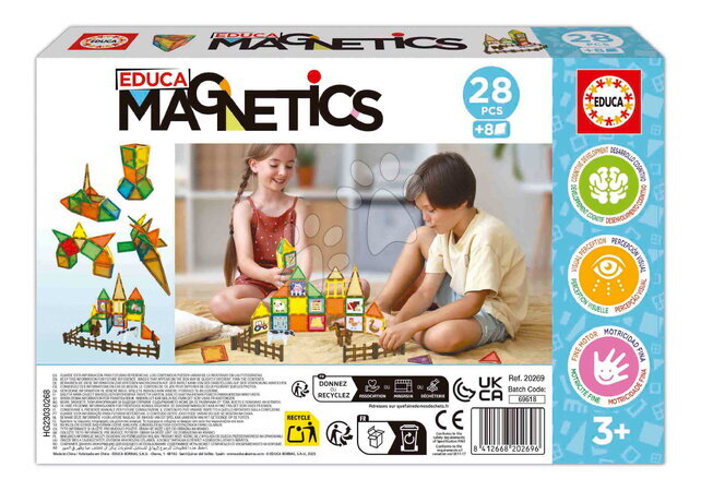Stavebnice Magnetics - Stavebnica magnetická Ekologická farma Magnetics Eco Farm Educa - 4