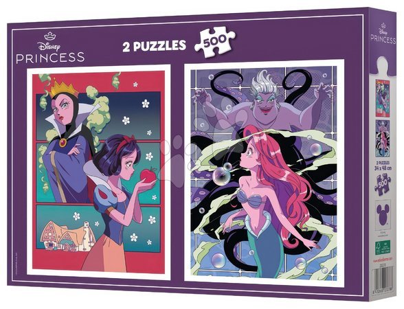 500‑Teile‑Puzzles - Puzzle Villains versus Princesses Disney Educa - 2