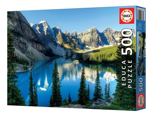 500‑Teile‑Puzzles - Puzzle Lake in Alberta Educa - 2
