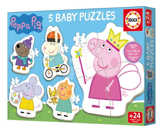 Puzzle pro nejmenší - Puzzle pro nejmenší Peppa Pig Baby Educa - 2