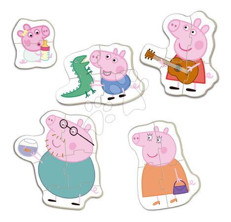 Puzzle pentru copii  - Puzzle pentru cei mici Peppa Pig 4 Baby Educa