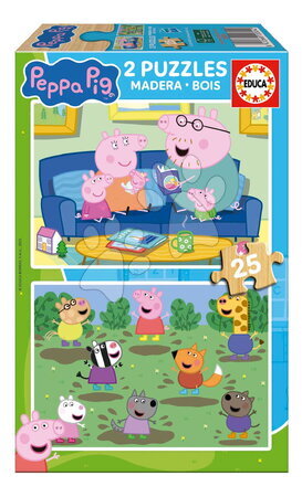 Lesene Disney puzzle - Lesene sestavljanke Peppa Pig Educa