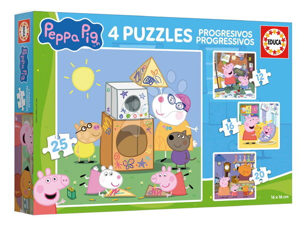 Progressive Kinderpuzzle - Puzzle Peppa Pig Progressive Educa - 2