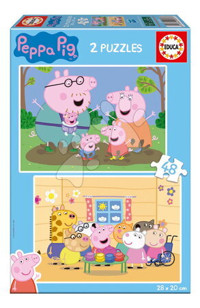 Otroške puzzle do 100 delov - Puzzle Peppa Pig Educa