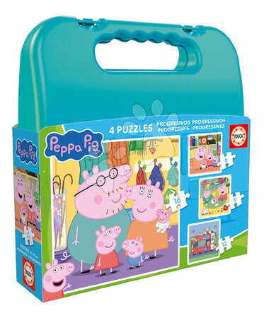 Peppa Pig - Puzzle kofferben Peppa Pig Progressive Educa