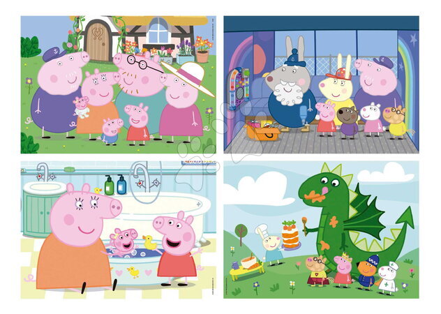 Puzzle pre deti - Puzzle Peppa Pig Multi 4 Junior Educa_1