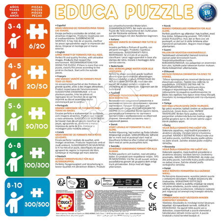 Progresívne detské puzzle - Puzzle Peppa Pig Multi 4 Junior Educa - 3