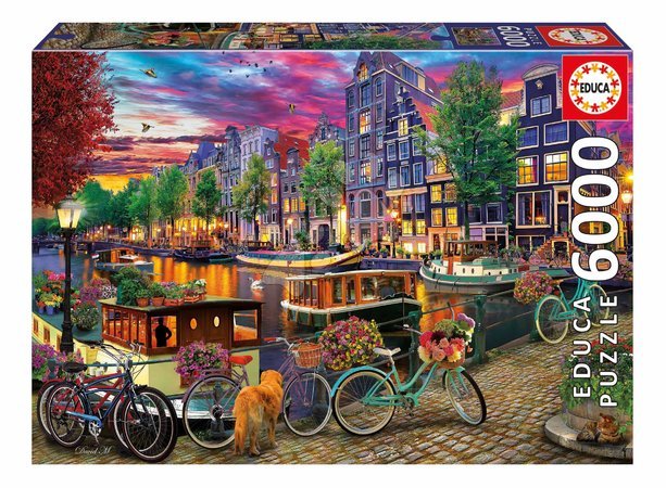 Puzzle - Puzzle Radfahren in Amsterdam Educa