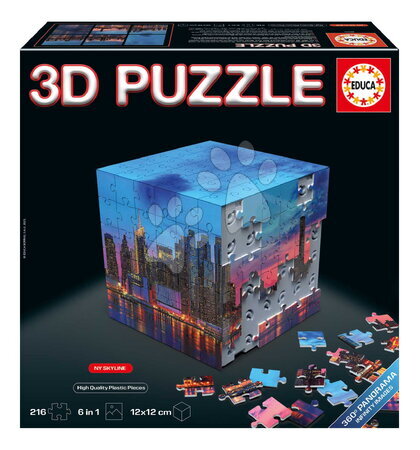 Puzzle | Pagina 2 - Puzzle cubo Panoramica New York 3D Cube NY Panorama Educa