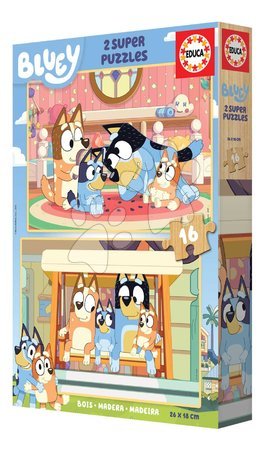 Holzpuzzle und Steckspiele - Holzpuzzle Bluey Educa - 2