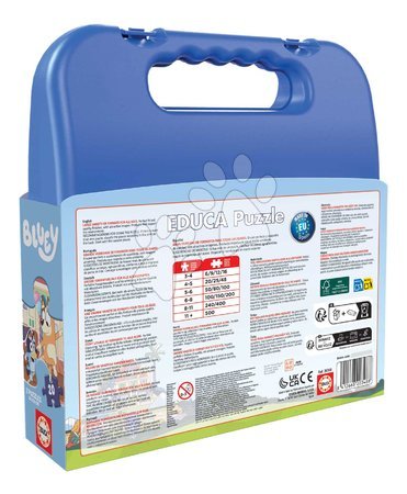 Kinderpuzzle bis 100 Teilen - Puzzle im Koffer Bluey Educa - 2