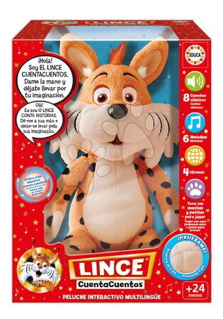 Interaktivne plišane igračke - Plišani ris interaktivni s pričama Lynx Story Teller Educa_1