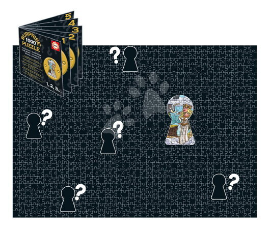 Puzzle 1000-dijelne - Puzzle s iznenađenjem Knights Round Table Surprise Educa_1